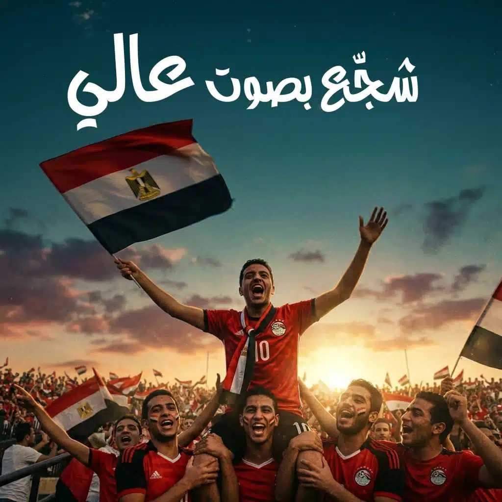 شجع بصوت عالي