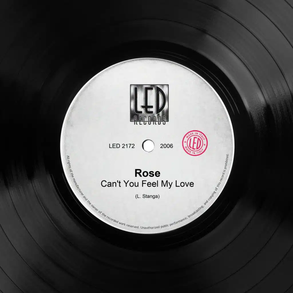 Can't You Feel My Love