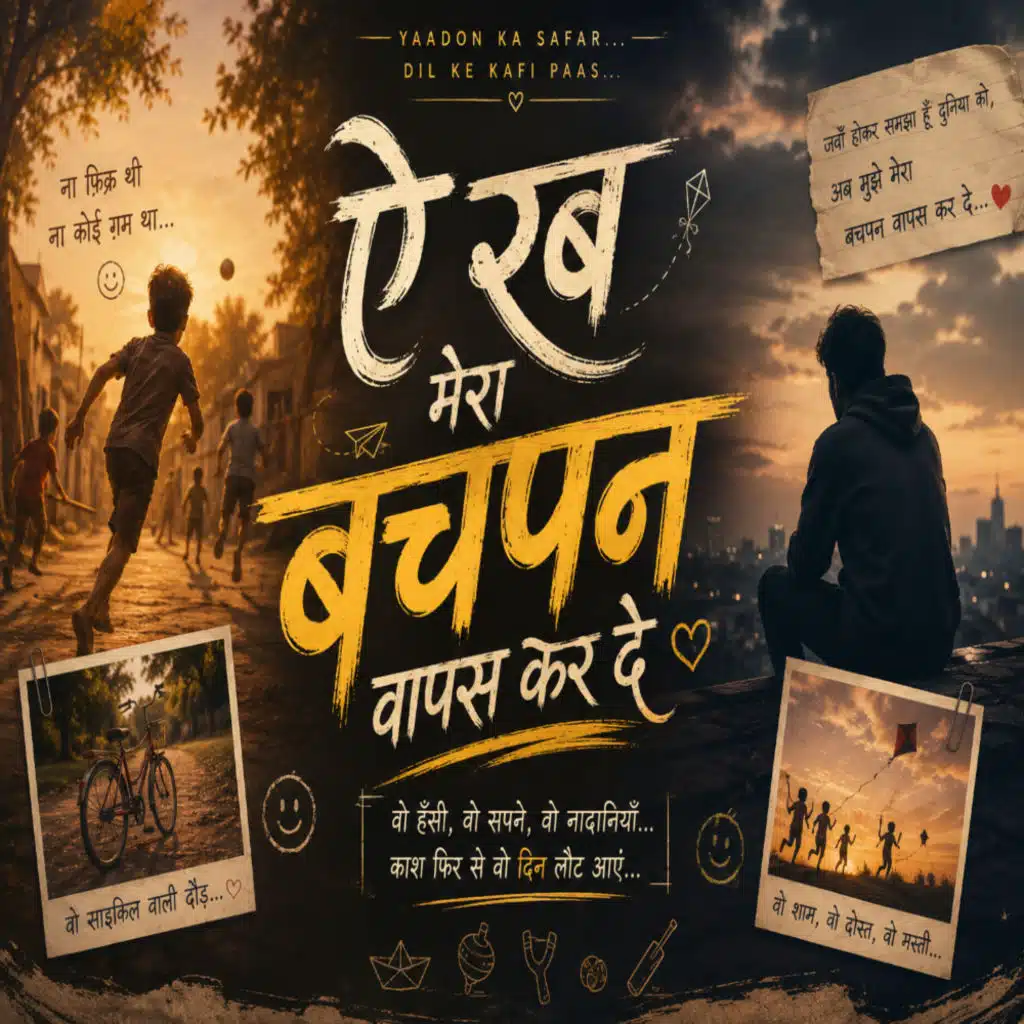 MERA BACHPAN WAPAS KARDE