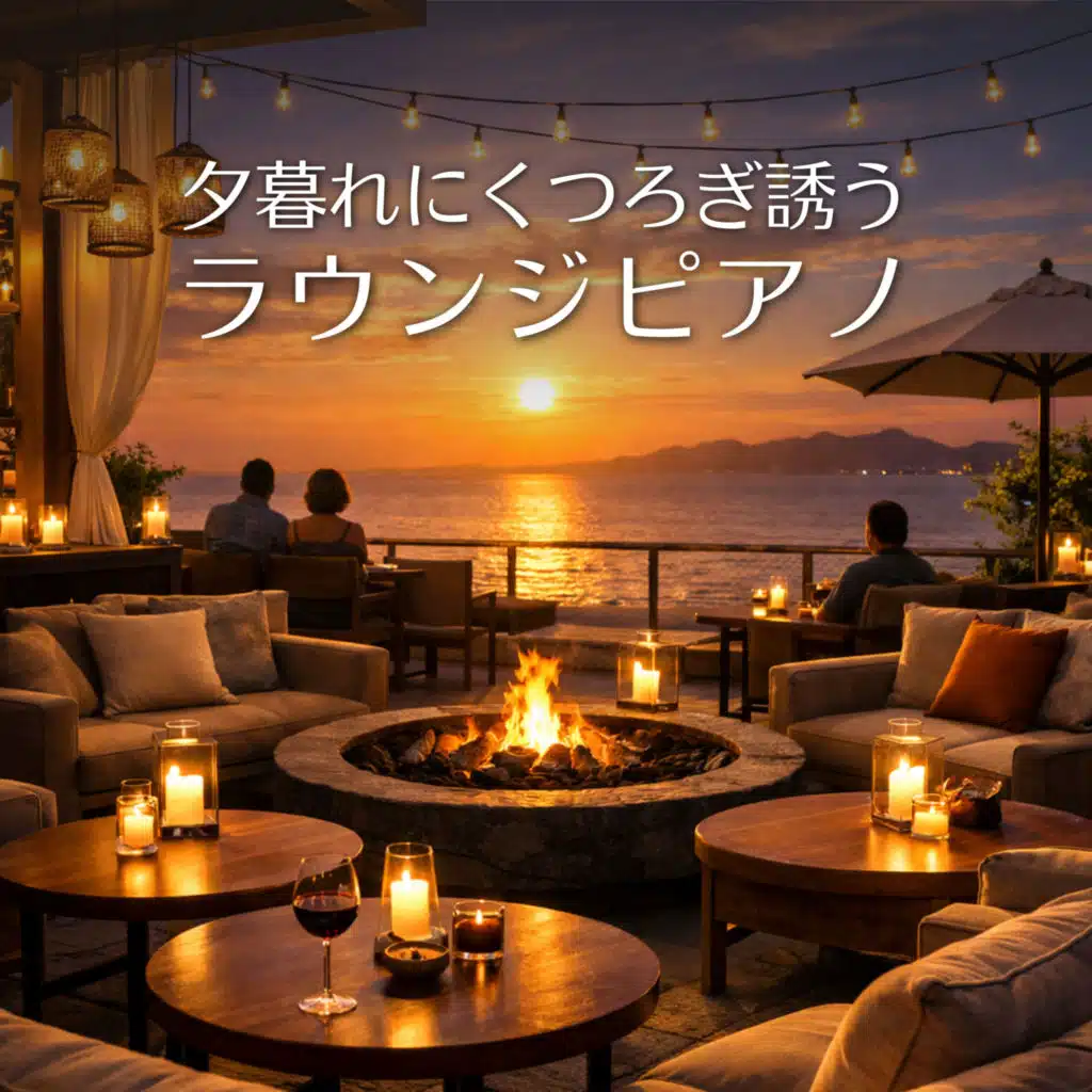 夕暮れにくつろぎ誘うラウンジピアノ