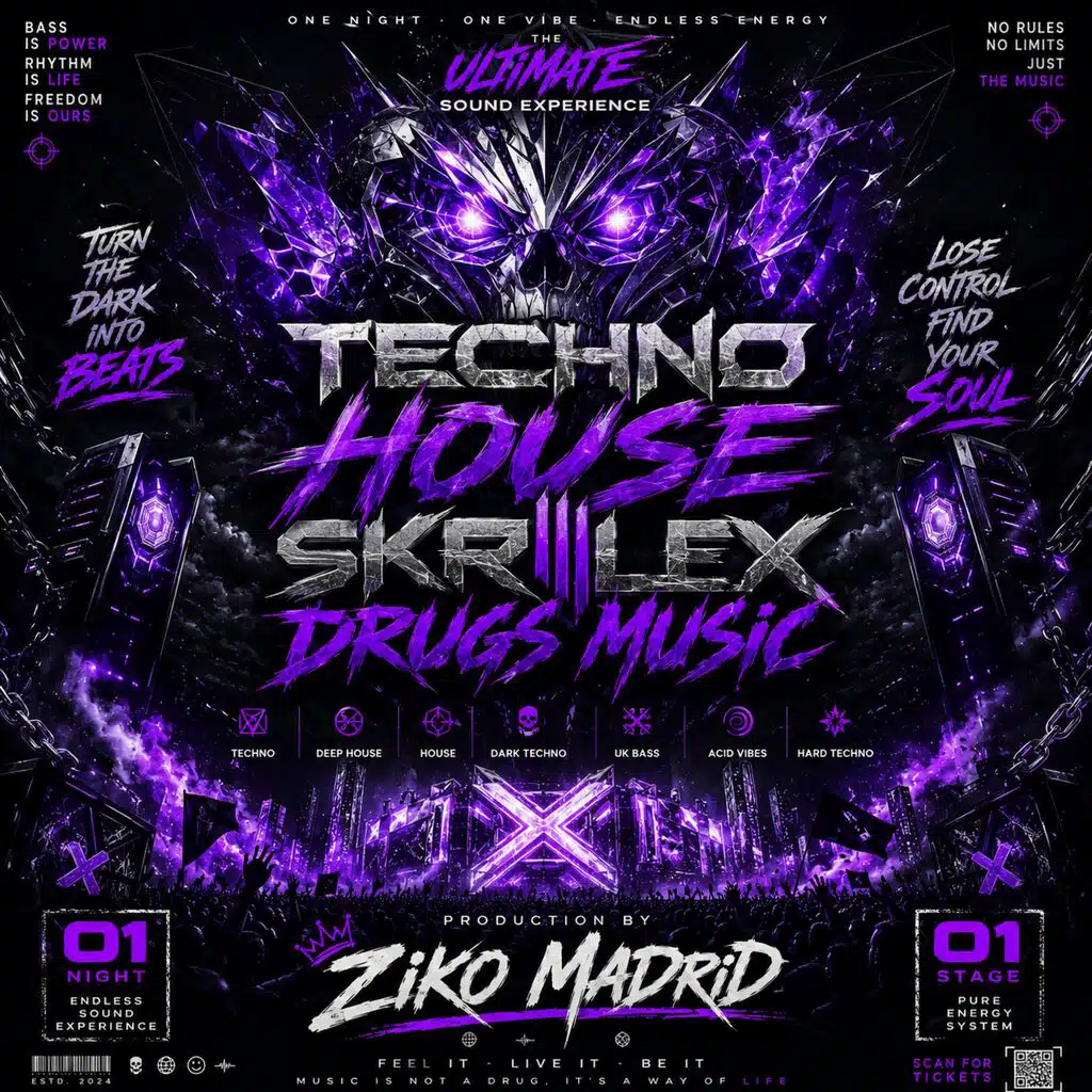 RAVE TECHNO HOUSE 2026 Bass Boosted | Drugs Music | Ziko Madrid