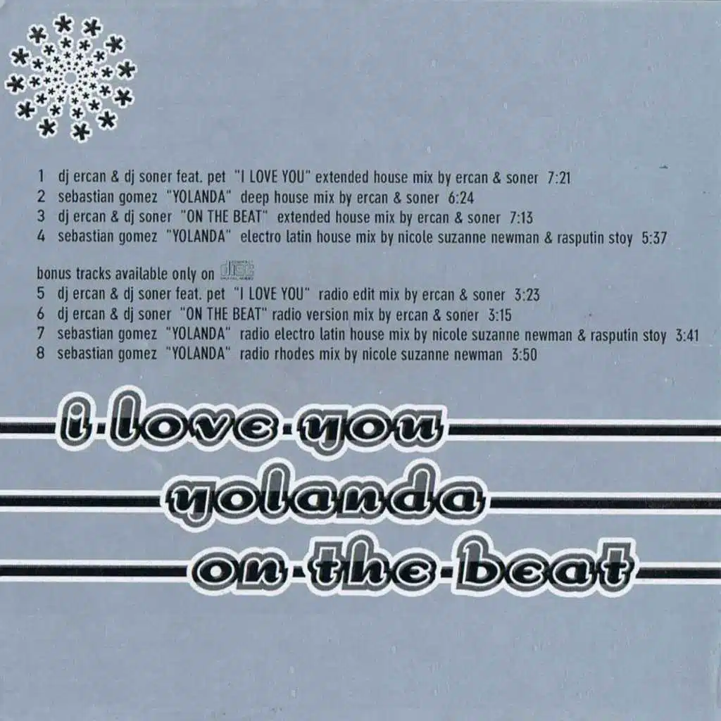 I Love You / Yolanda / On the Beat