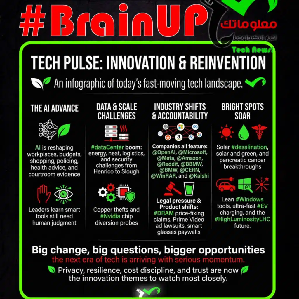 #BrainUp كبر دماغك اخبار التكنولوجيا اليوم الأول من يوليو 2026
