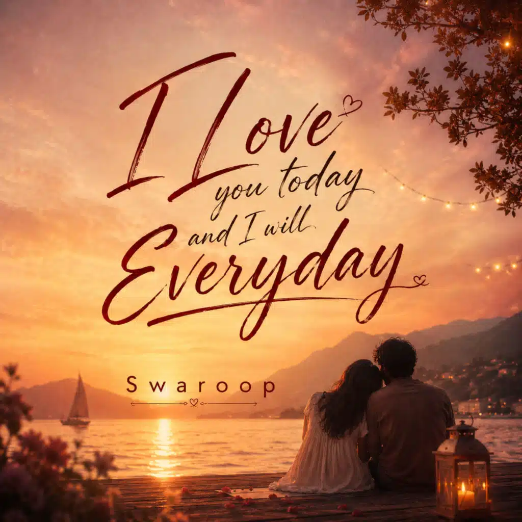 I Love You Today and I Will Every Day