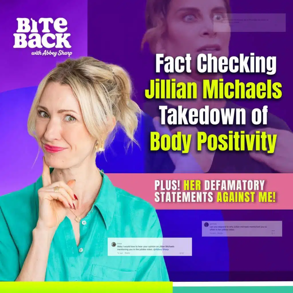 Fact Checking Jillian Michaels Takedown of Body Positivity (PLUS her DEFAMATORY Statements Against ME!)