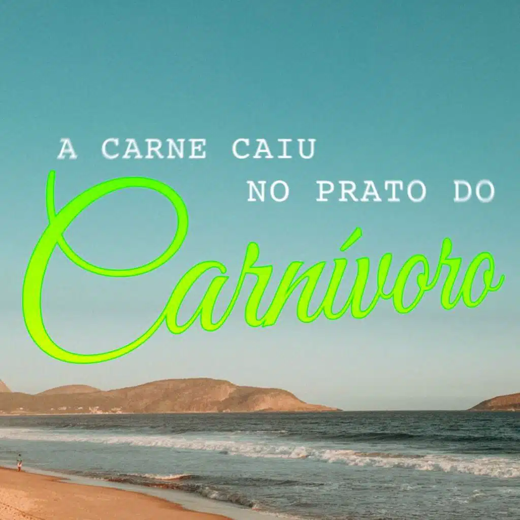A carne caiu no prato do carnívoro