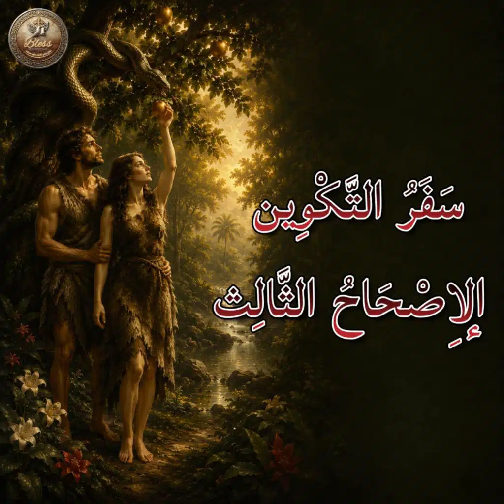 سفر التكوين الاصحاح الثالث مسموع ومقروء