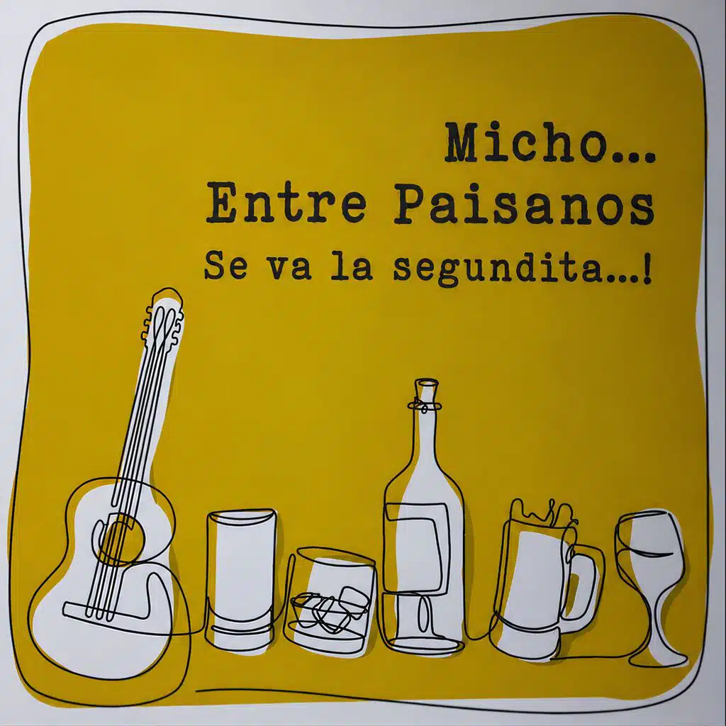 Micho... Entre paisanos... Se va la segundita...!