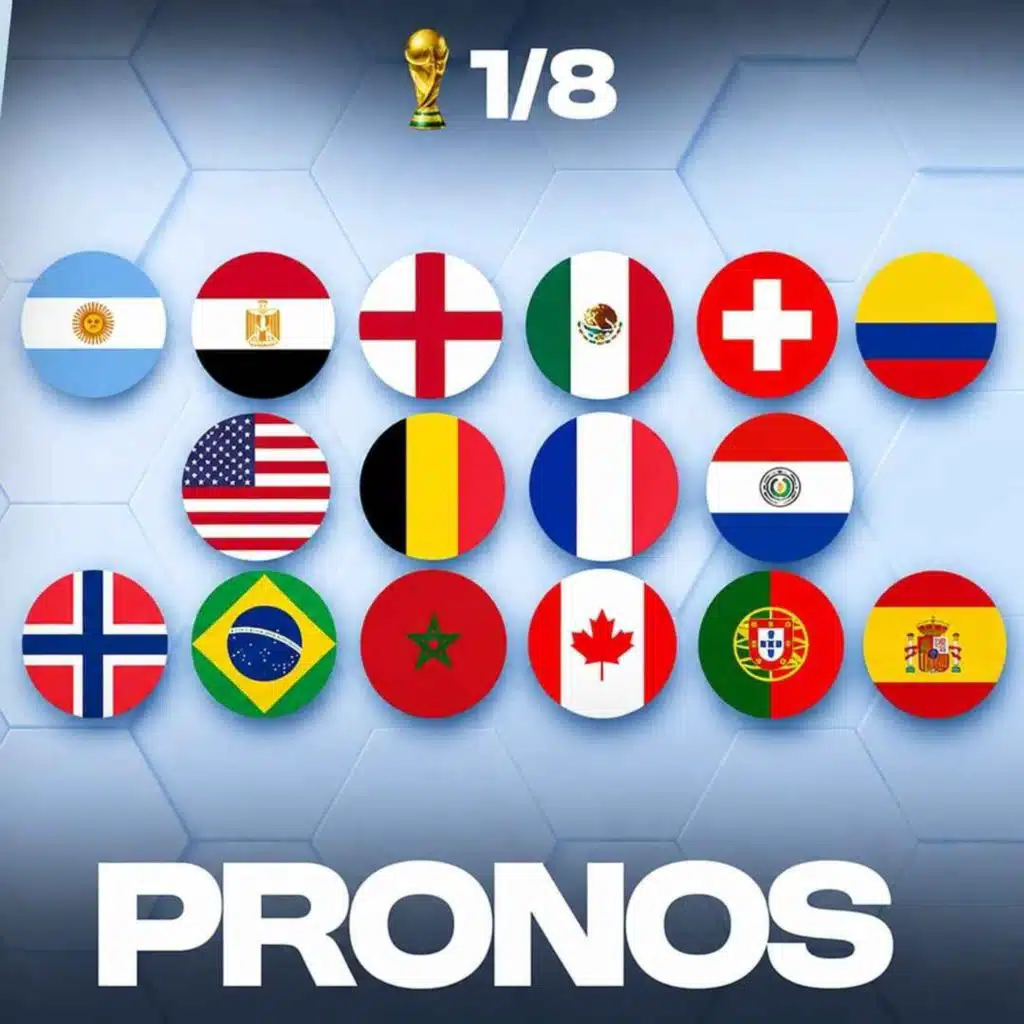 🏆 Mes pronos pour les 1-8è de CDM...