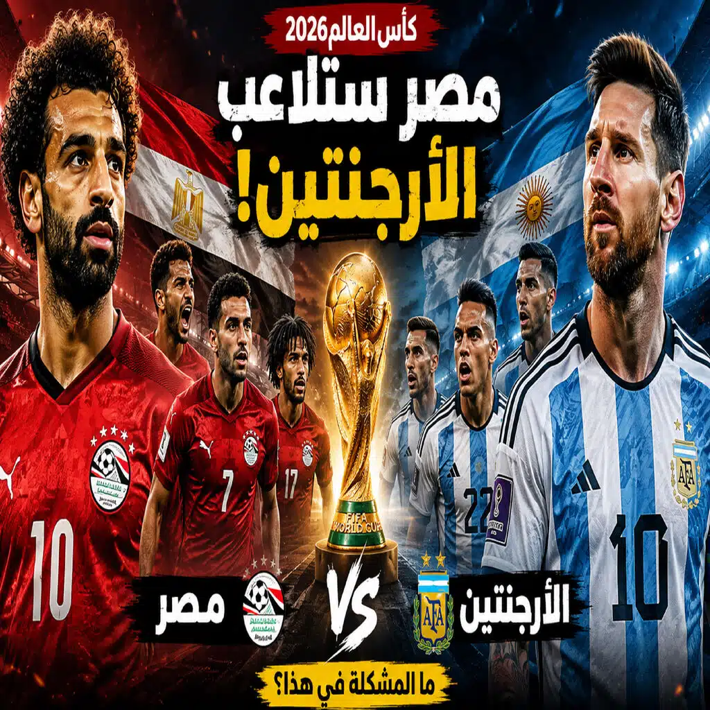 مصر ضد الارجنتين كأس العالم 2026مصر ضد ميسى