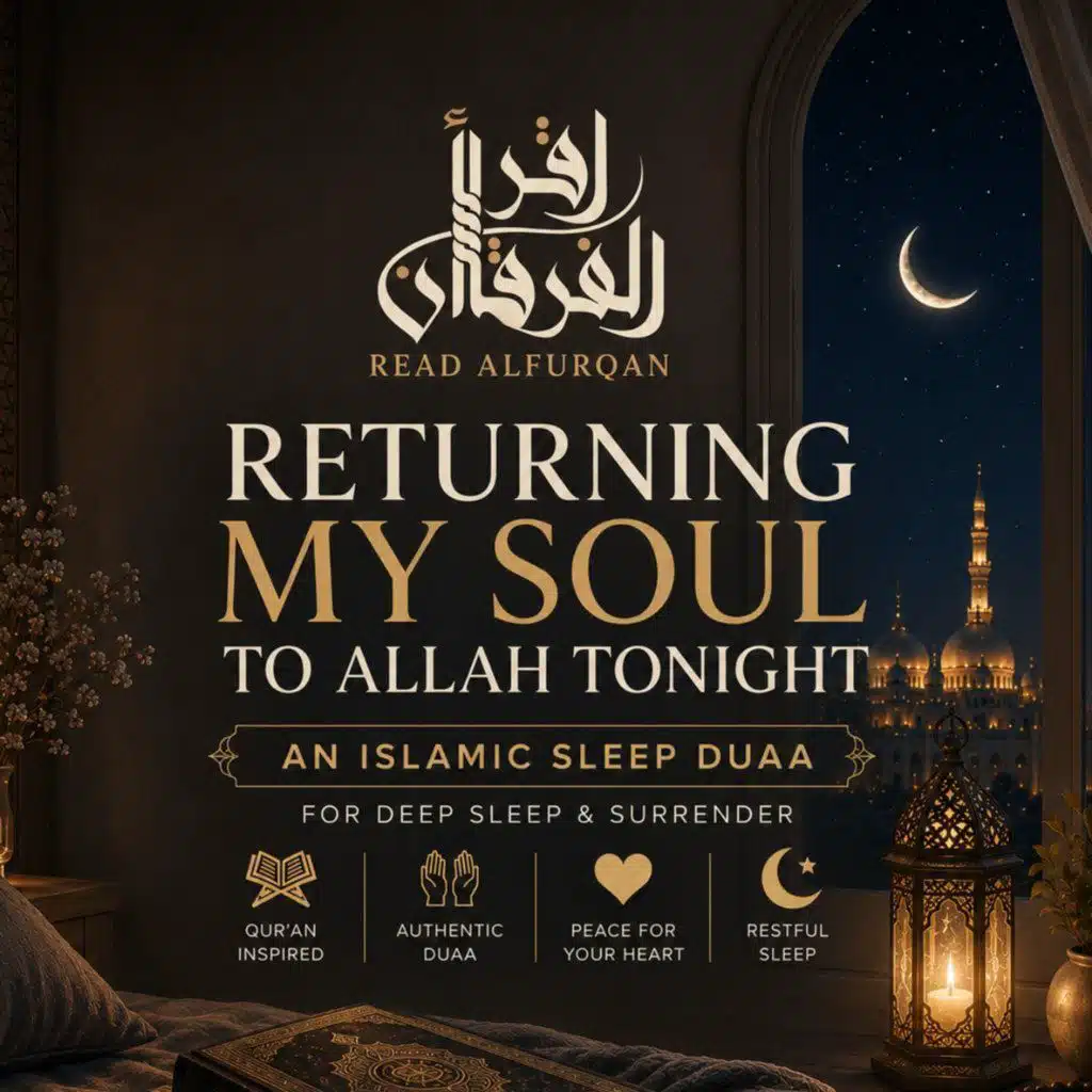 Returning My Soul to Allah Tonight | An Islamic English Sleep Duaa for Deep Sleep & Surrender