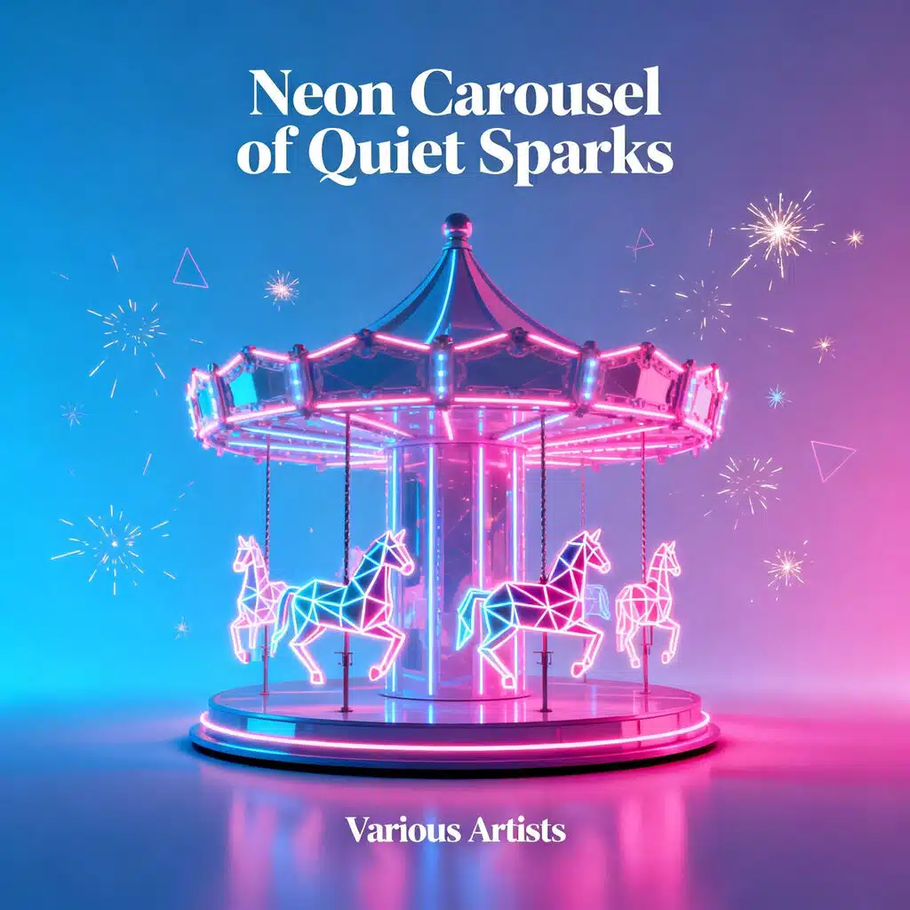 Neon Carousel of Quiet Sparks