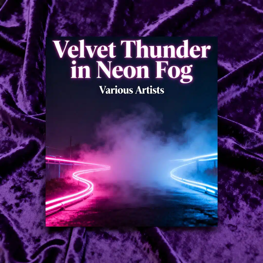 Velvet Thunder in Neon Fog