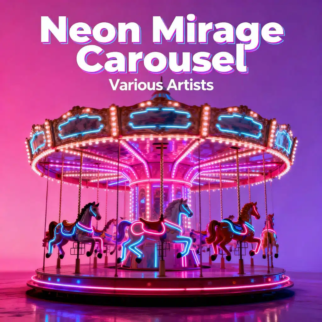 Neon Mirage Carousel