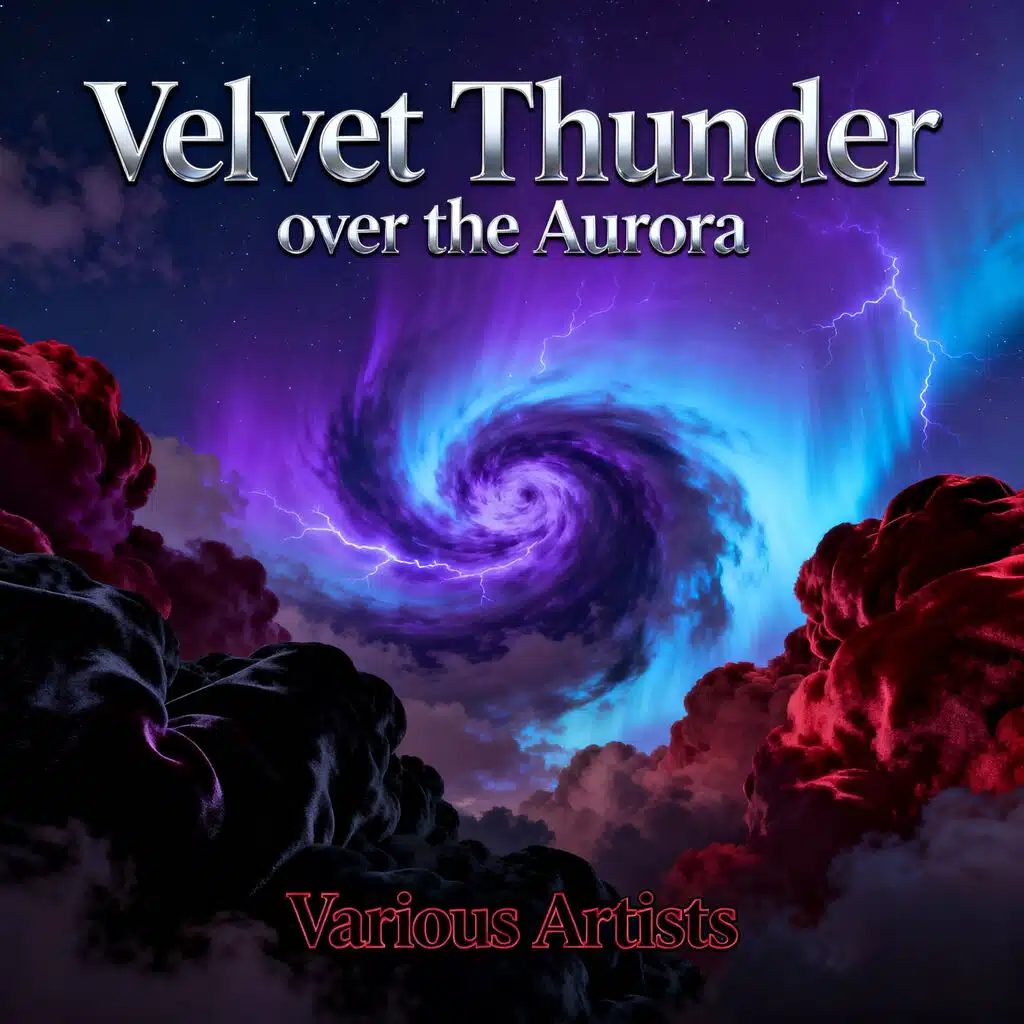 Velvet Thunder over the Aurora