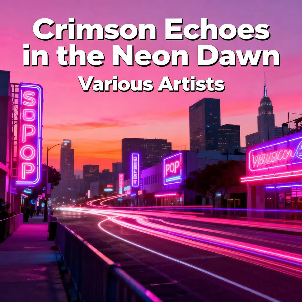 Crimson Echoes in the Neon Dawn