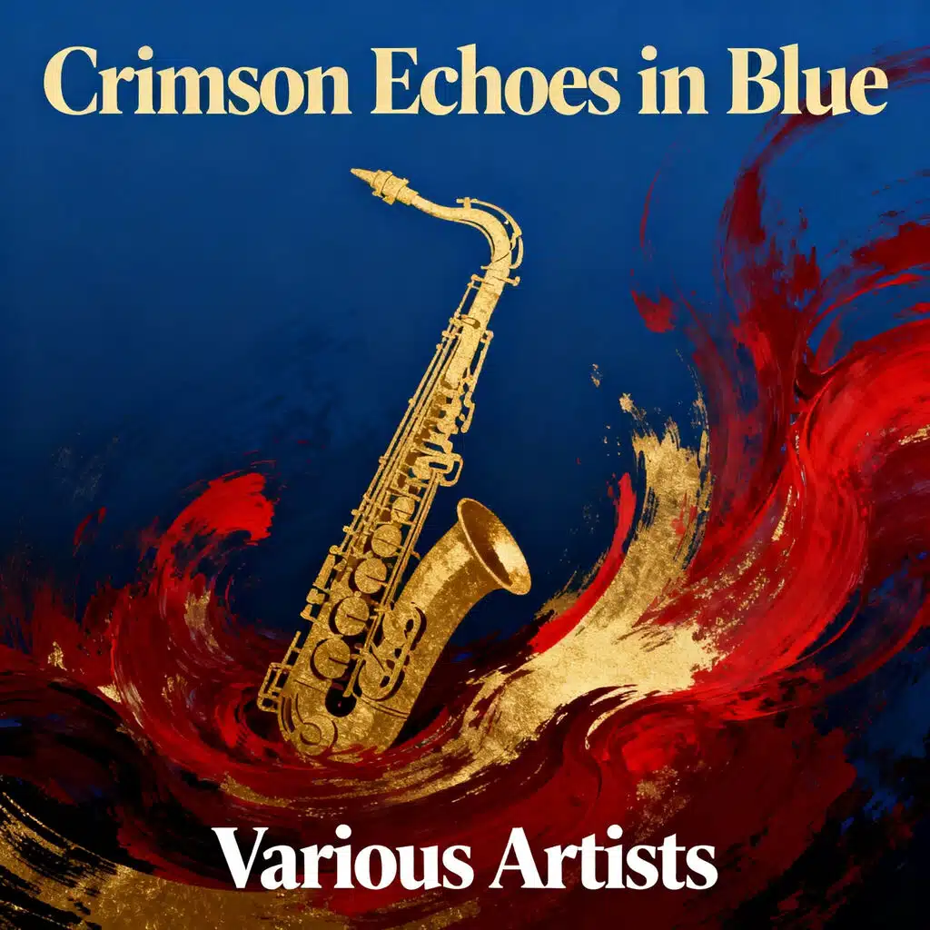 Crimson Echoes in Blue