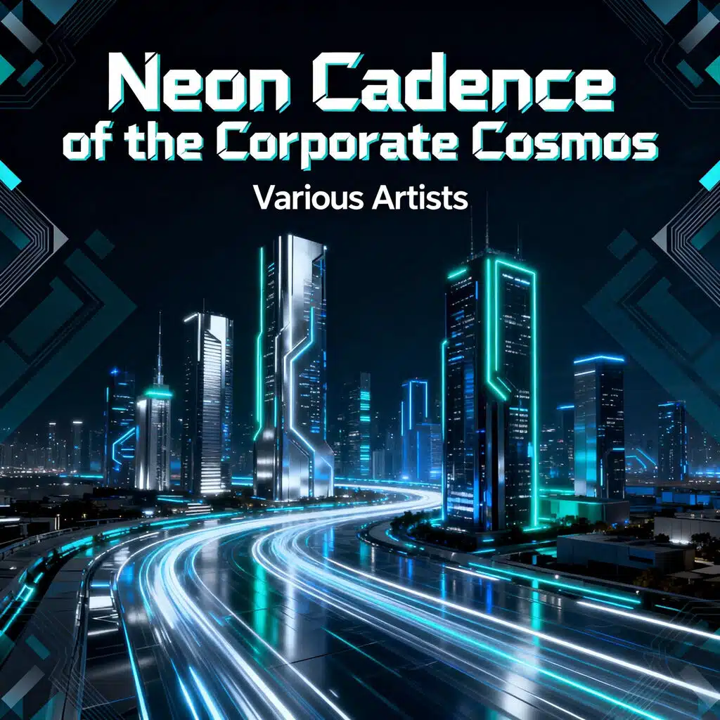 Neon Cadence of the Corporate Cosmos