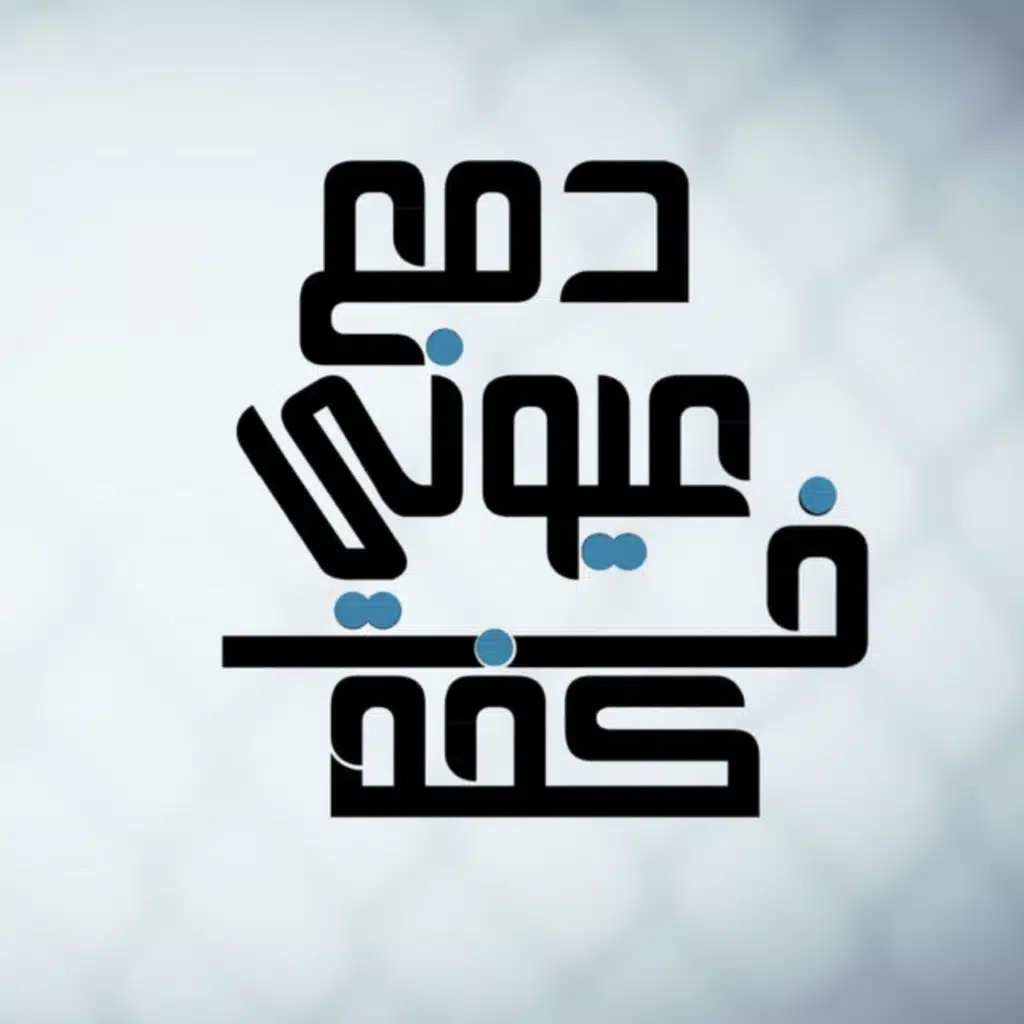 دمع عيونى فى كفه