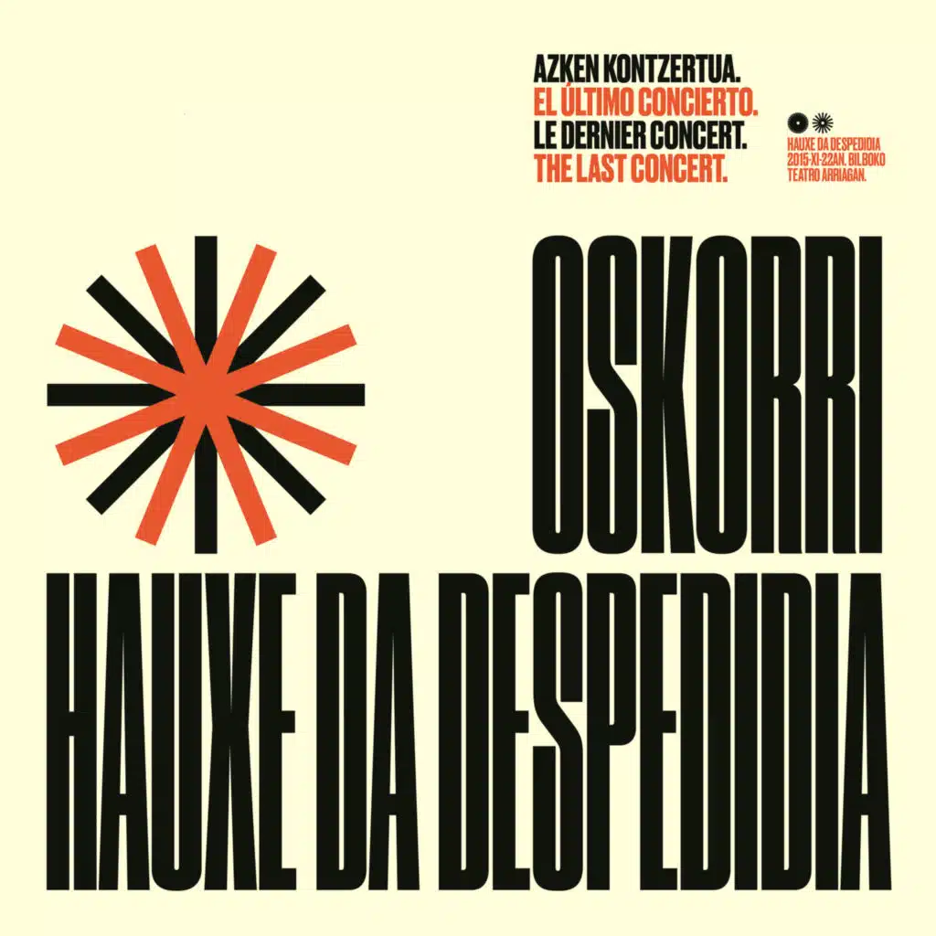 Hauxe da despedidia (Zuzenean)