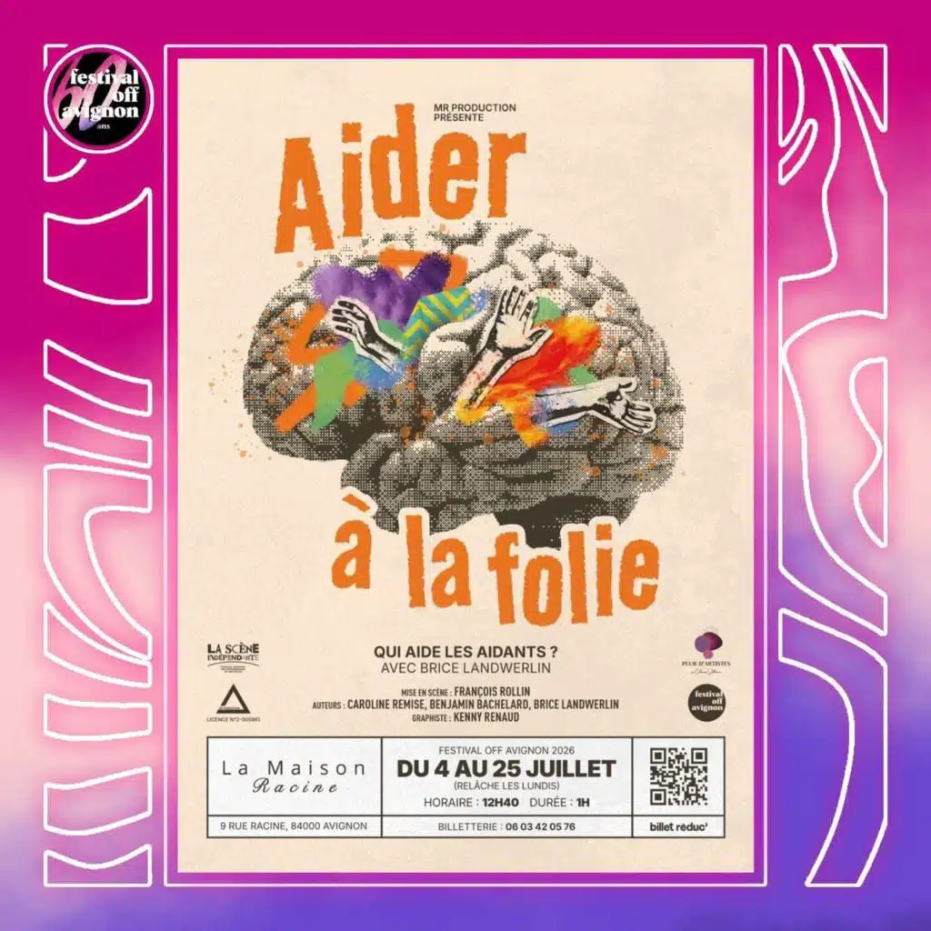 Interview du spectacle aider à la folie - Festival OFF Avignon 2026