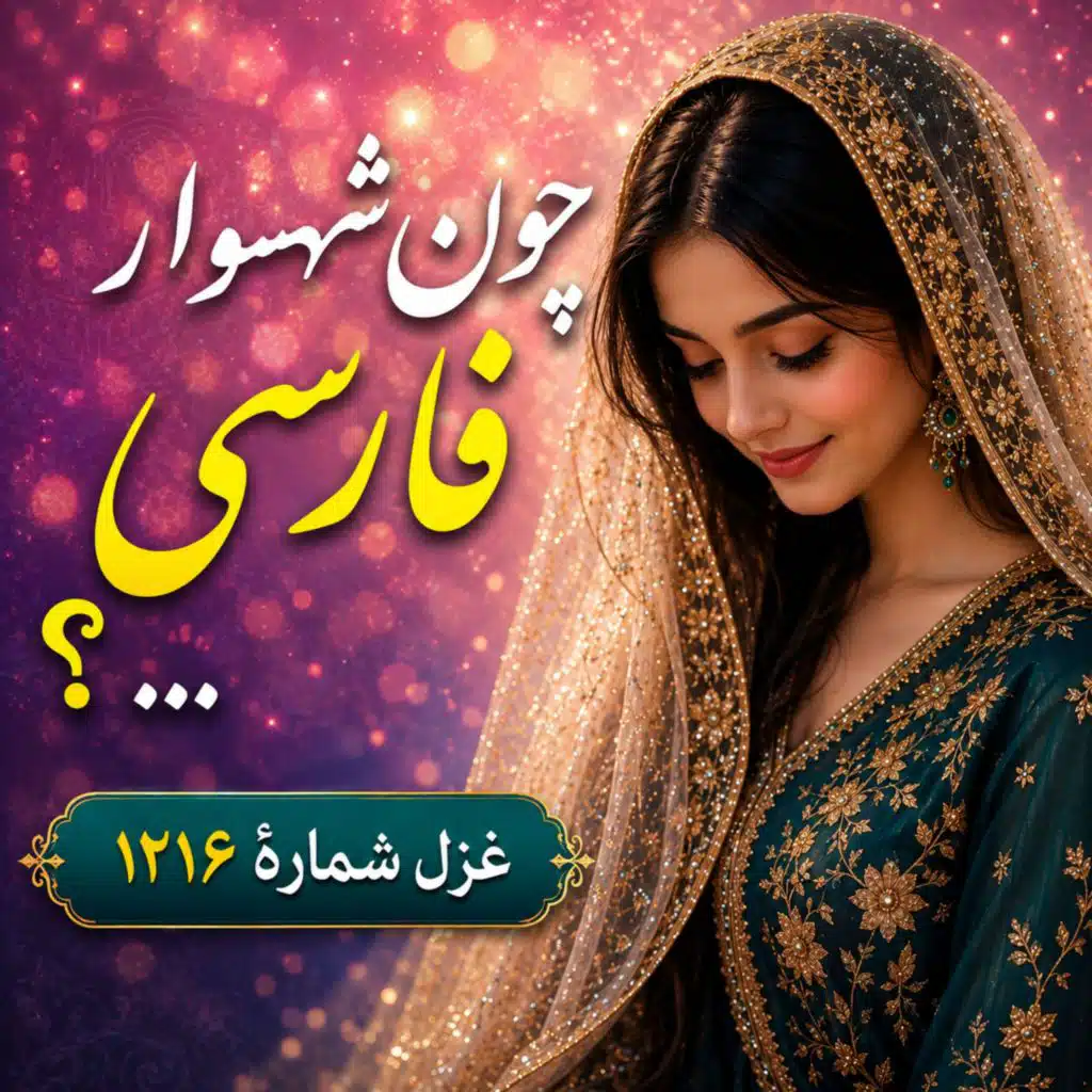 چون شهسوار فارسی خربندگی تا کی کنی