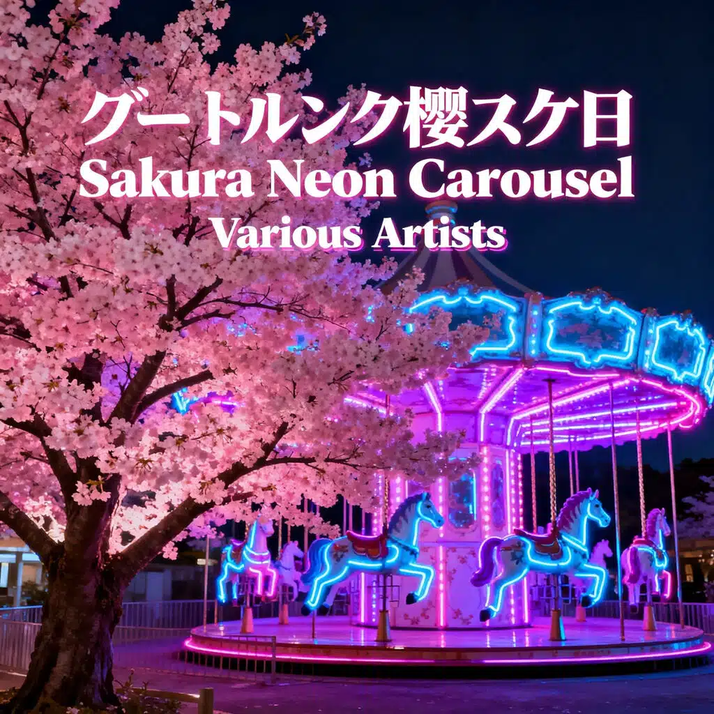 Sakura Neon Carousel
