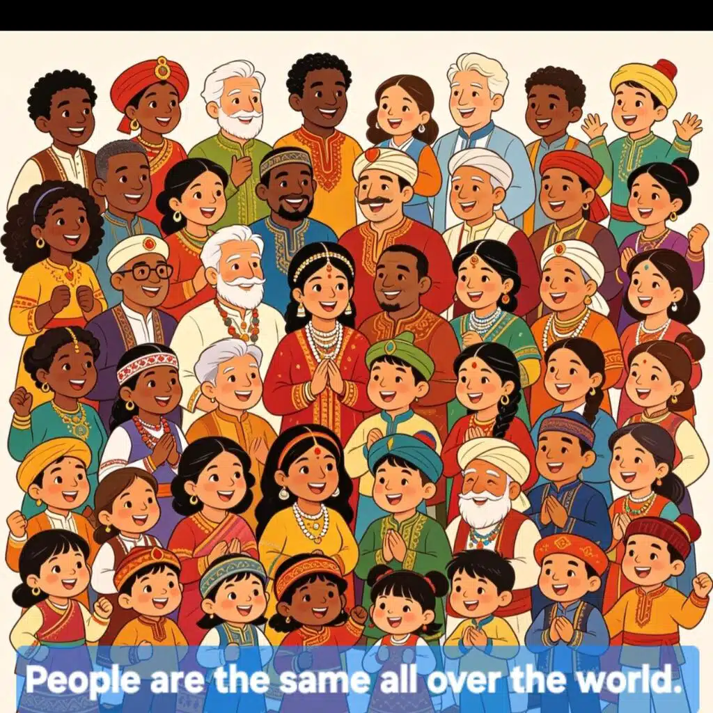 People are the same all over the world.(Reggae)