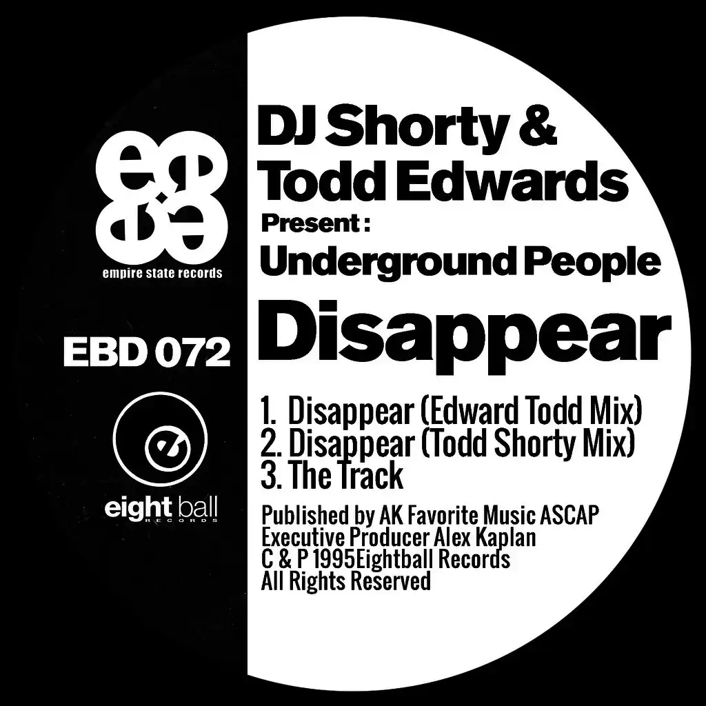DJ Shorty & Todd Edwards Present Underground People: Disappear