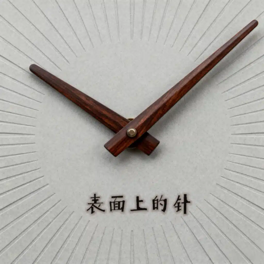 表面上的针
