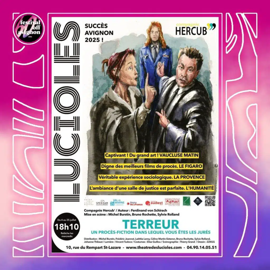 Interview du spectacle terreur - Festival OFF Avignon 2026
