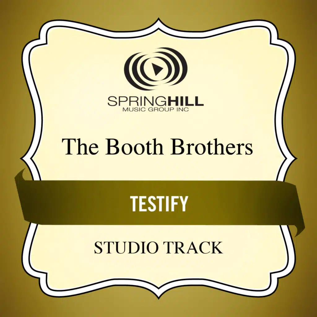 Testify (Medium Key Performance Track With Background Vocals)