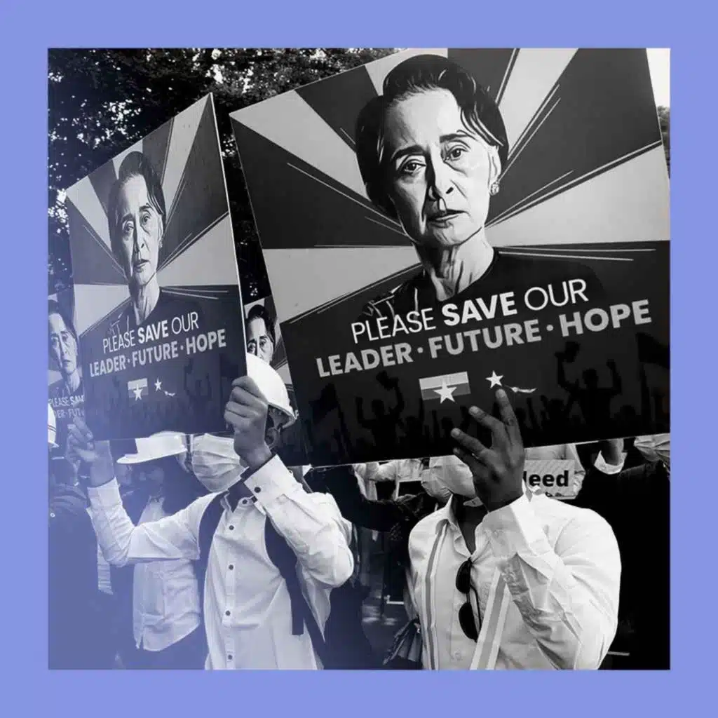 The case of the missing totem: Aung San Suu Kyi