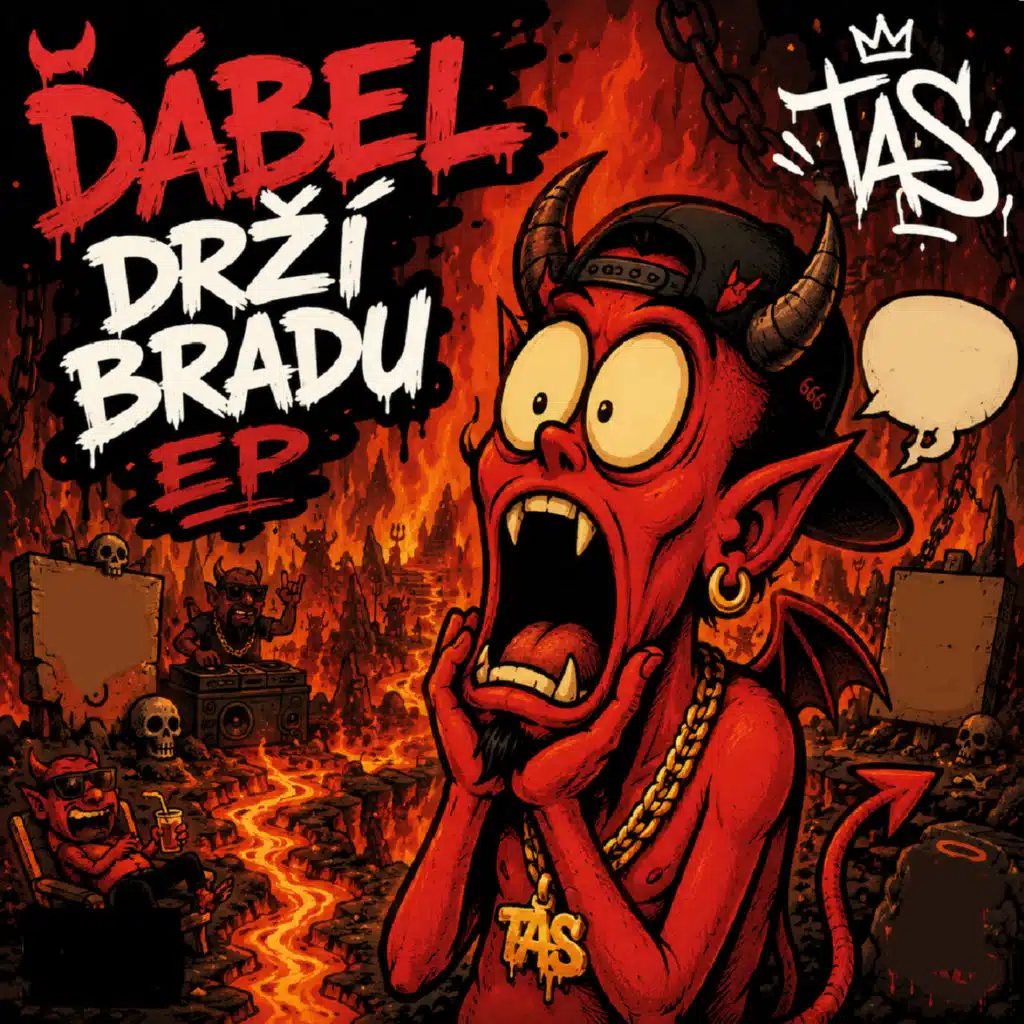 Ďábel drží bradu