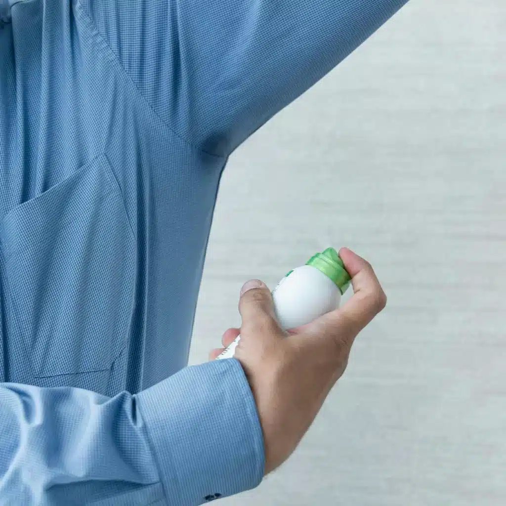Dealing with sweat during a heatwave