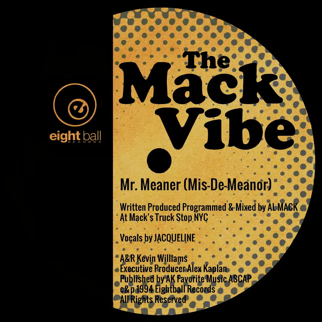 Mack Vibe Mr Meaner  (feat. Jaqueline) (Darrin Friedman Bonus Beats)
