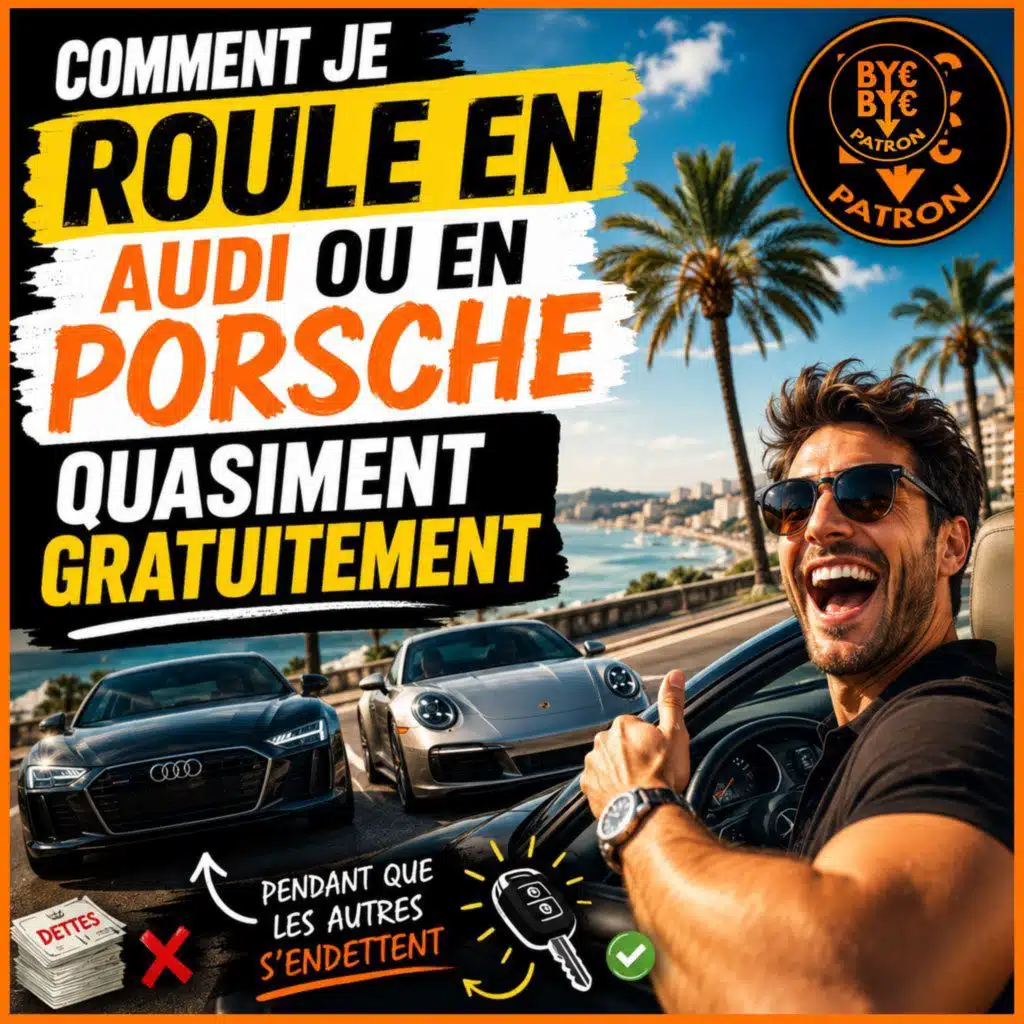 Comment je roule en Audi ou en Porsche quasiment gratuitement (Pendant que les autres s'endettent)