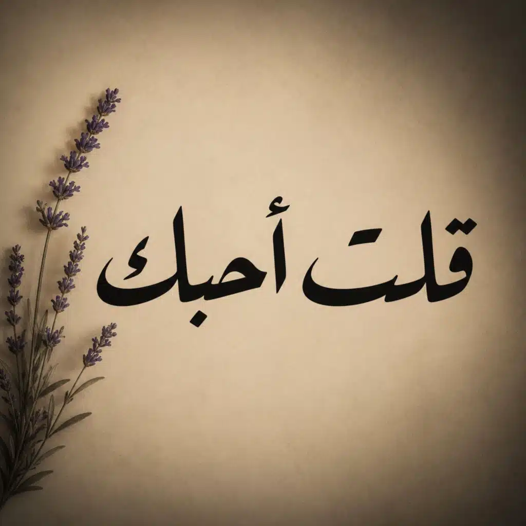 قلت أحبك
