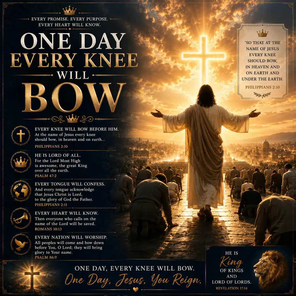 One Day Every Knee Will Bow