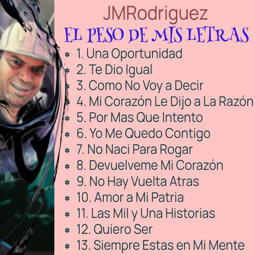 El Peso De Mis Letras
