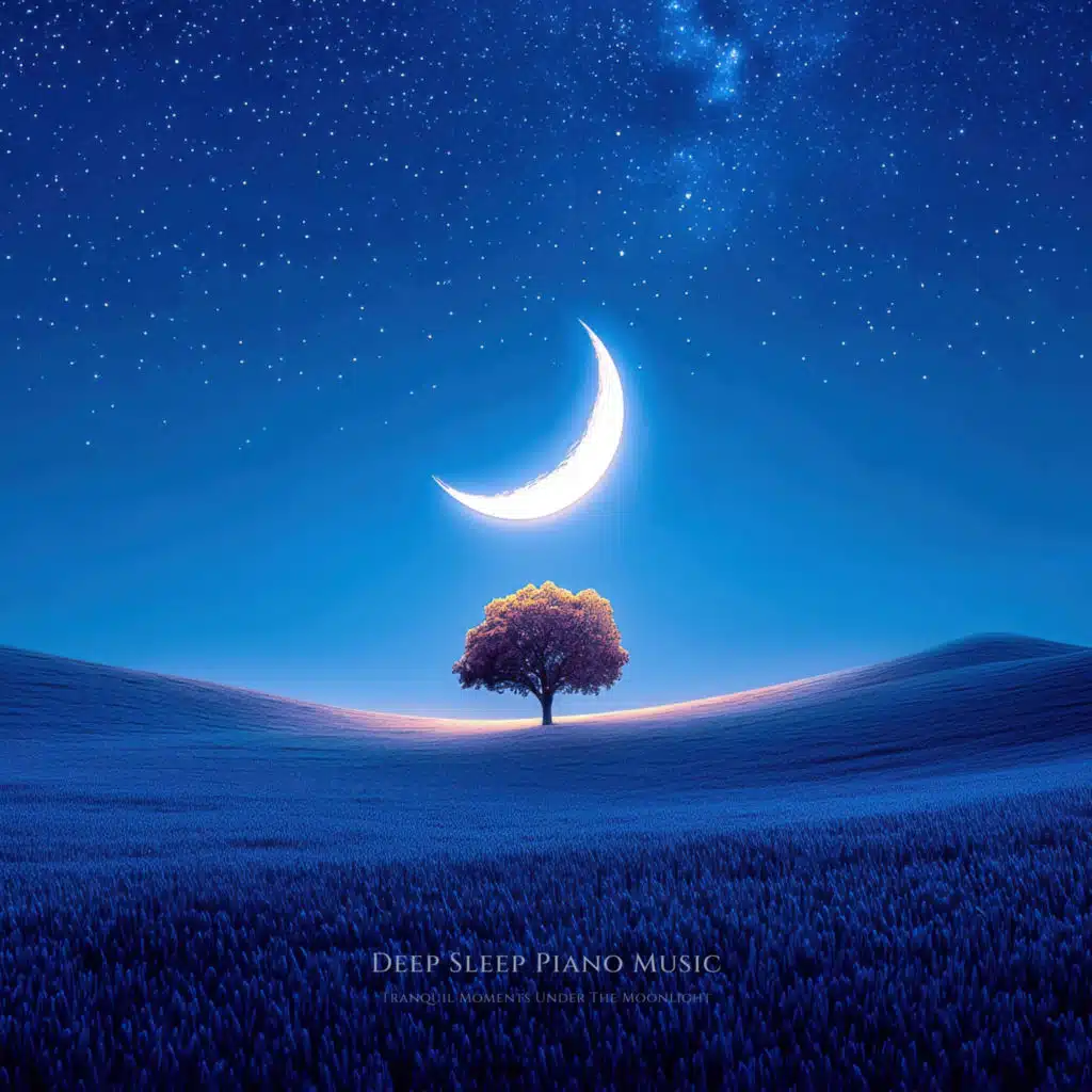 Deep Sleep Piano Music - Tranquil Moments Under The Moonlight