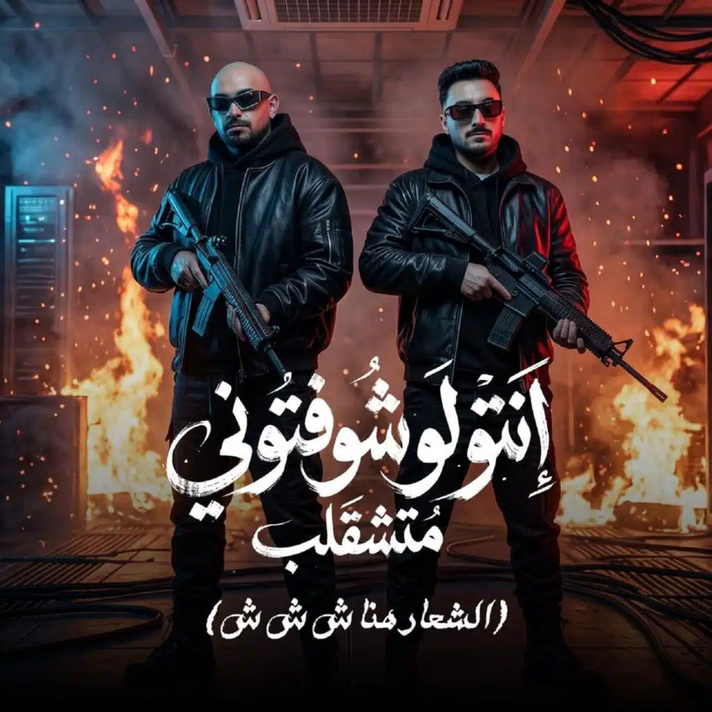 انتو لو شوفتوني متشقلب (الشعار هنا ش ش ش)