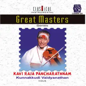 Great Masters - Pancharathnam - Kunnakudi Vaidyanathan (Live)