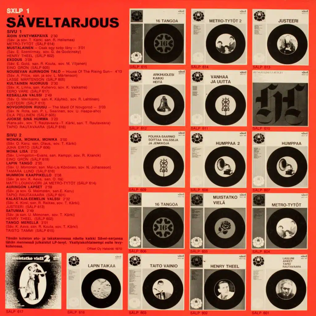 Säveltarjous 1