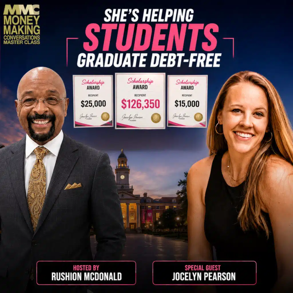 Education Tip: Jocelyn educates families on how to avoid student loan debt through her The Scholarship System.