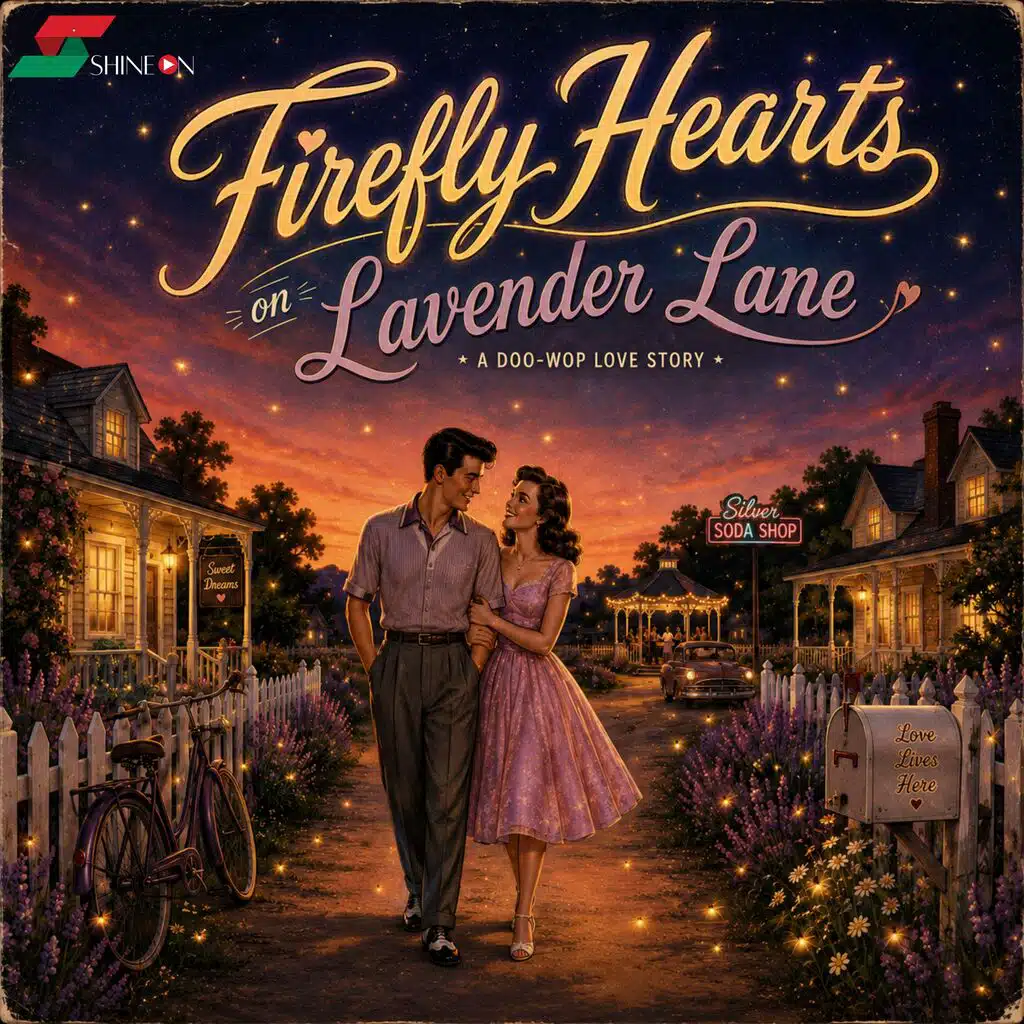 Firefly Hearts on Lavender Lane