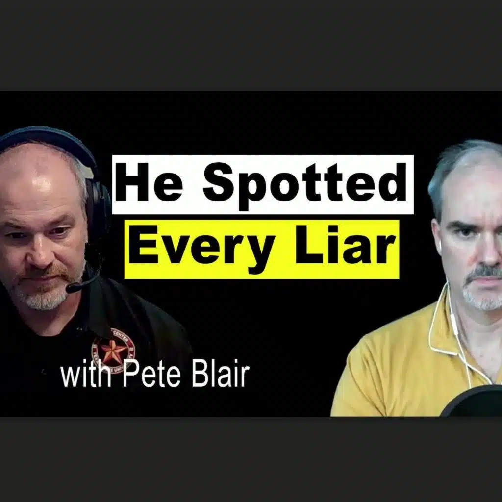 How Pete Blair scored 100% in a deception detection study