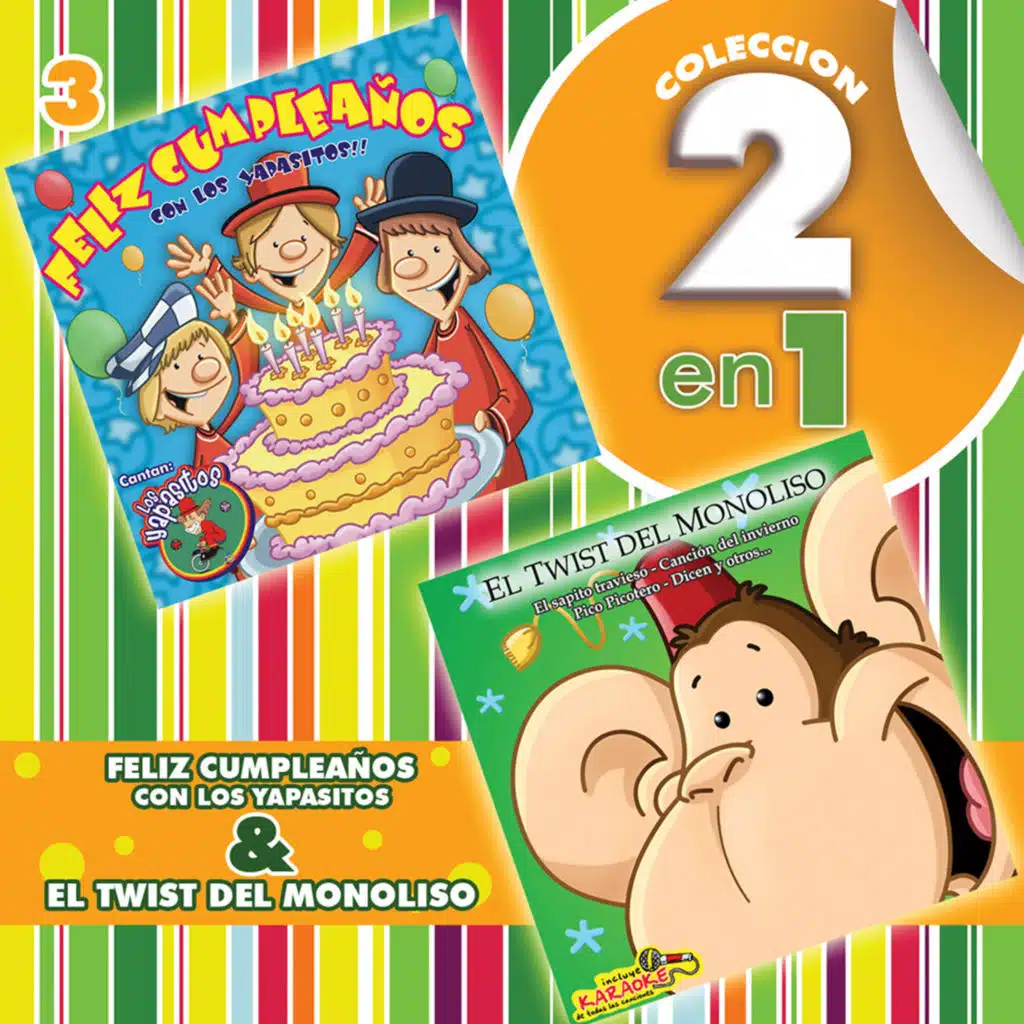 Colección 2 en 1, Vol 3 / Feliz Cumpleaños y El Twist del Mono Liso