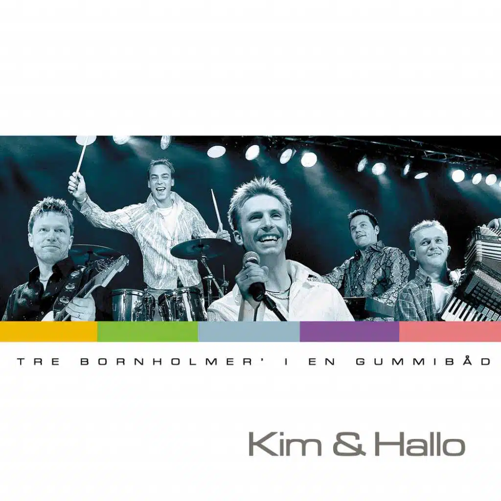 Tre bornholmer' i en gummibåd