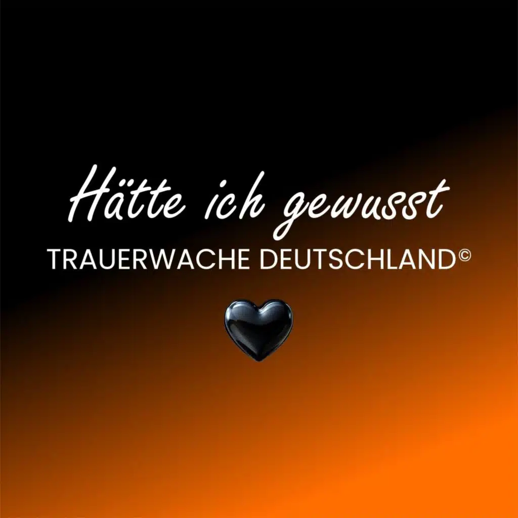 Hätte ich gewusst (Radio Edit)
